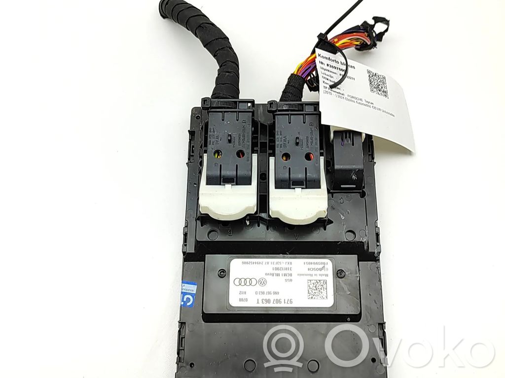 Porsche Taycan 9J1 Modul de control caroserie central 