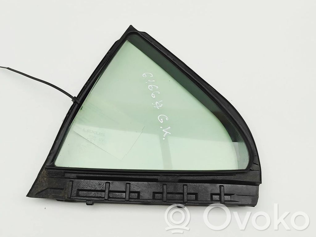 Lexus IS III XE30 Ventanilla de ventilación de la puerta trasera 