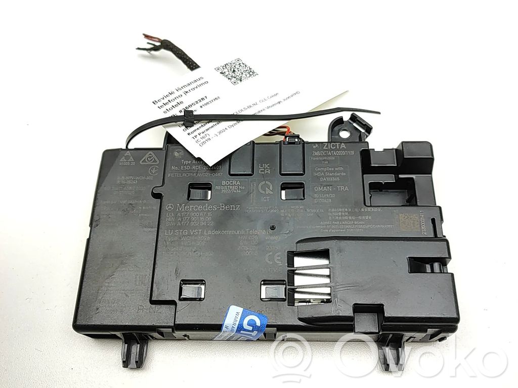 Mercedes-Benz GLE W167 Module de charge sans fil 