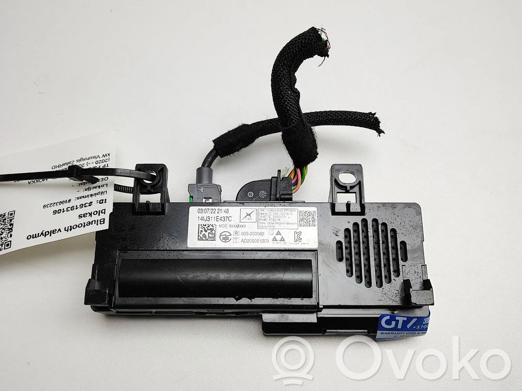 Opel Mokka B Unidad de control/módulo de bluetooth 
