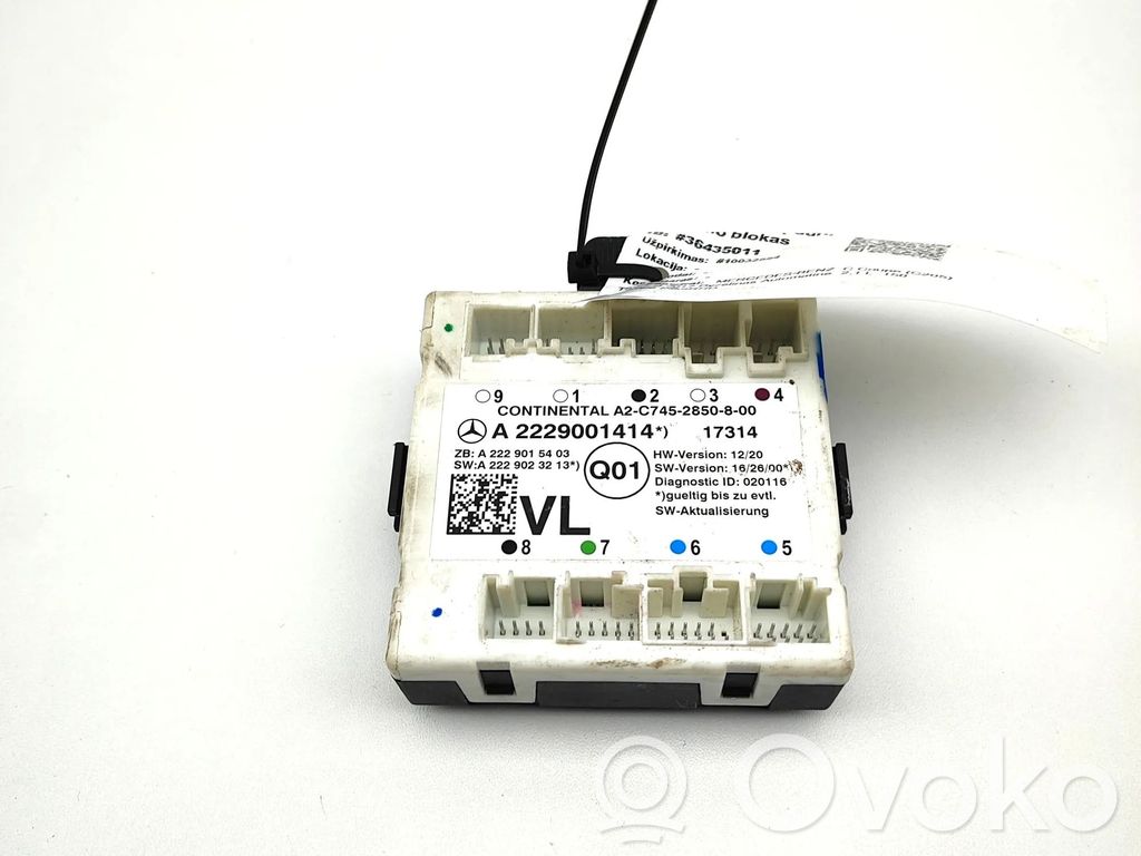 Mercedes-Benz C W205 Centralina/modulo portiere 