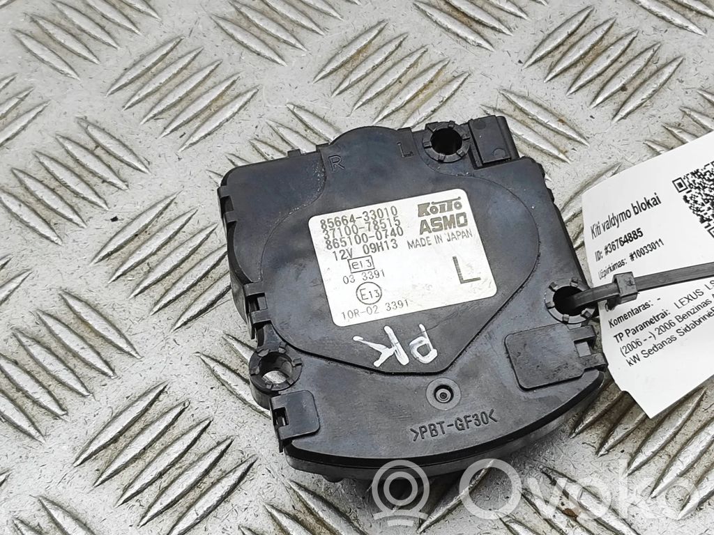 Lexus LS 460 - 600H Moteur de réglage du niveau des phares