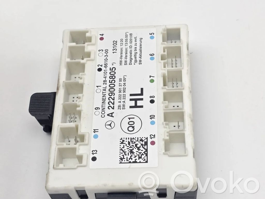 Mercedes-Benz S C217 Unité de commande module de porte