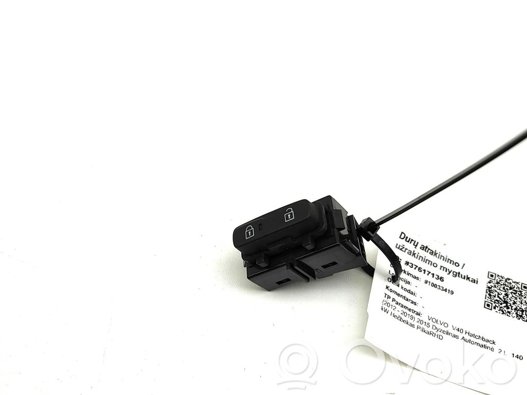 Central locking switch button   31376499