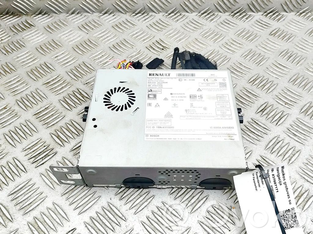 Renault Zoe Panel / Radioodtwarzacz CD/DVD/GPS 