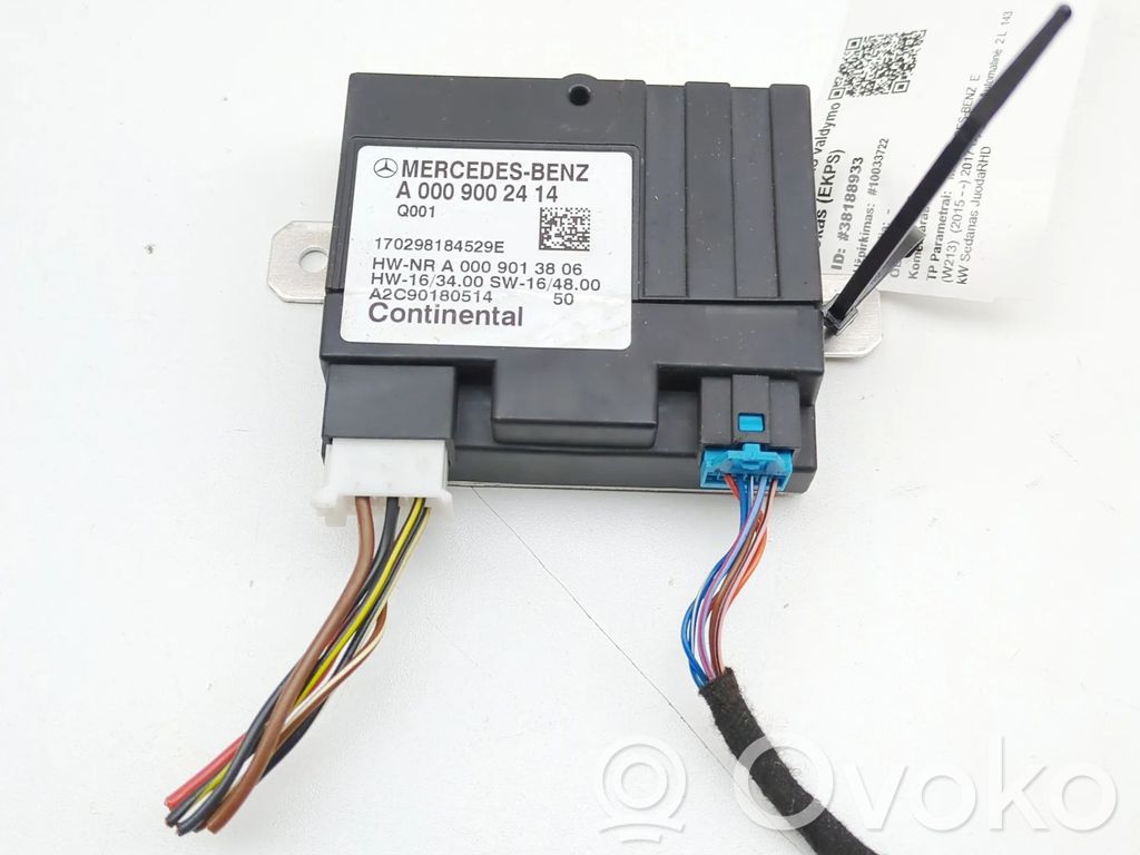 Mercedes-Benz E W213 Unité de commande / module de pompe à carburant 