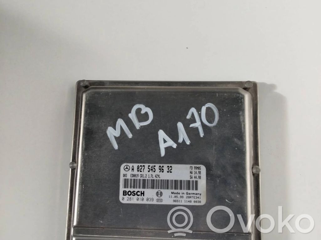 Mercedes-Benz A W168 Engine control unit/module 