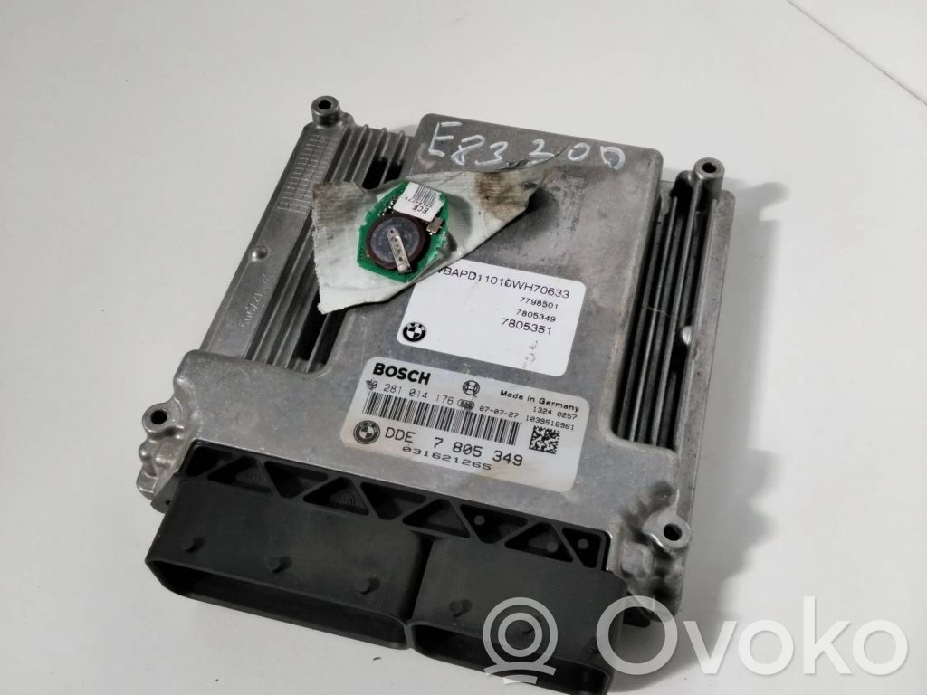 BMW X3 E83 Engine control unit/module 