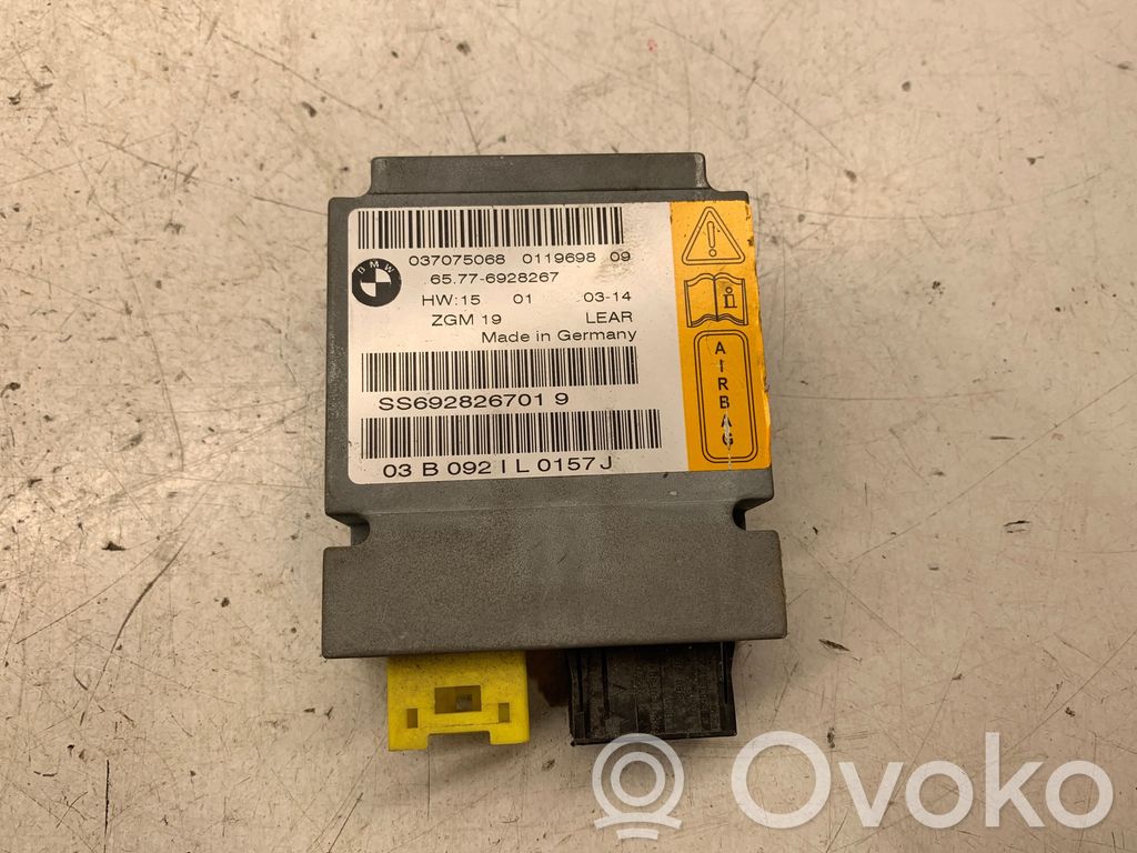 Airbag control unit/module   037075068,65776928267,6928267,011969809,SS6928267019
