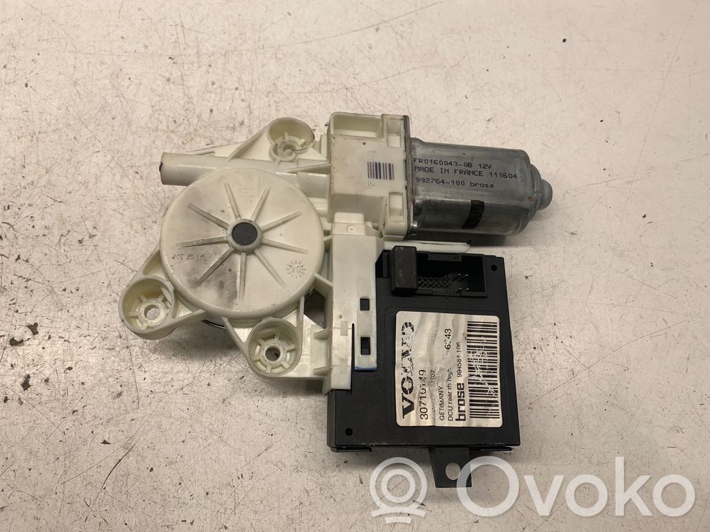 Volvo V50 Silniczek podnoszenia szyby drzwi tylnych 