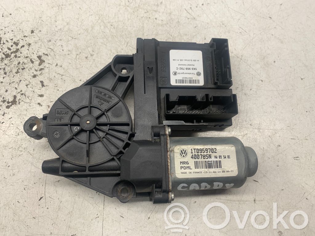 Volkswagen Caddy Silnik regulatora szyby drzwi przednich 