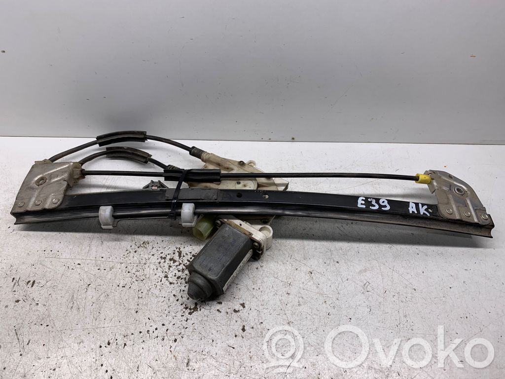 BMW 5 E39 Rear door window regulator with motor 