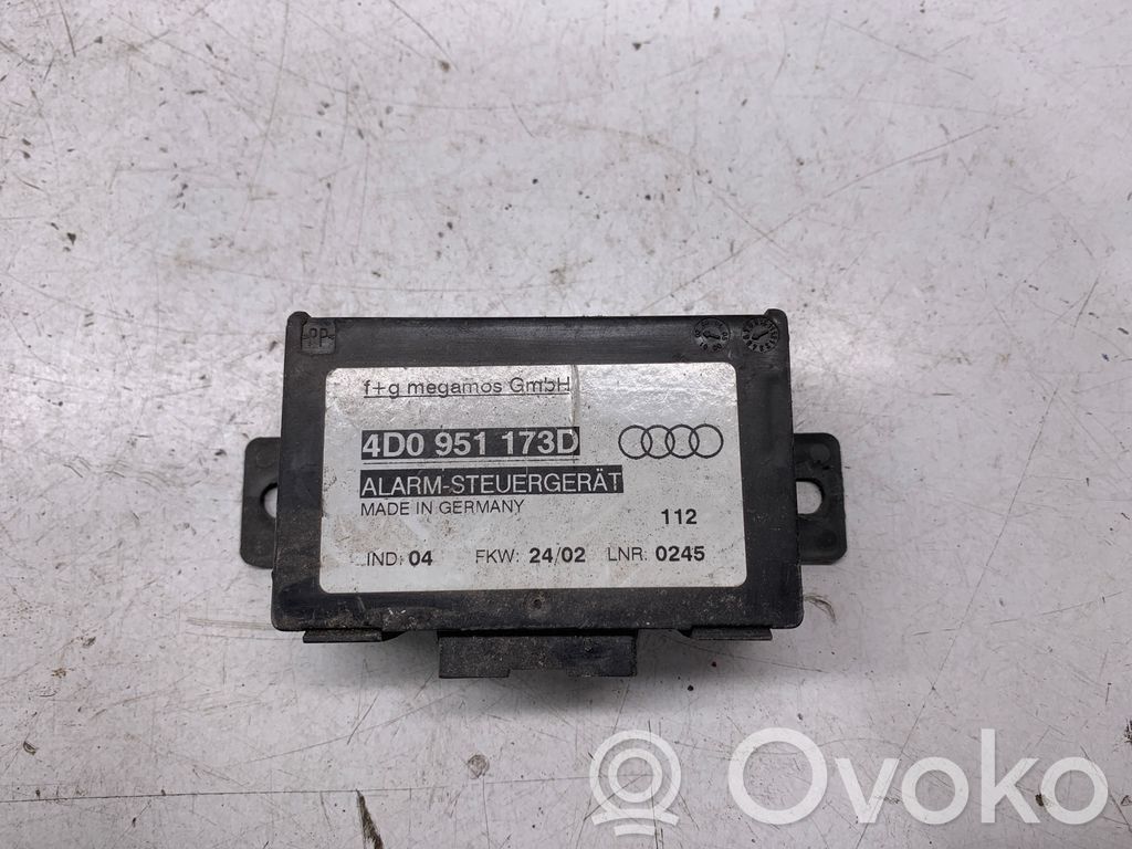 Audi A6 S6 C5 4B Alarm control unit/module 