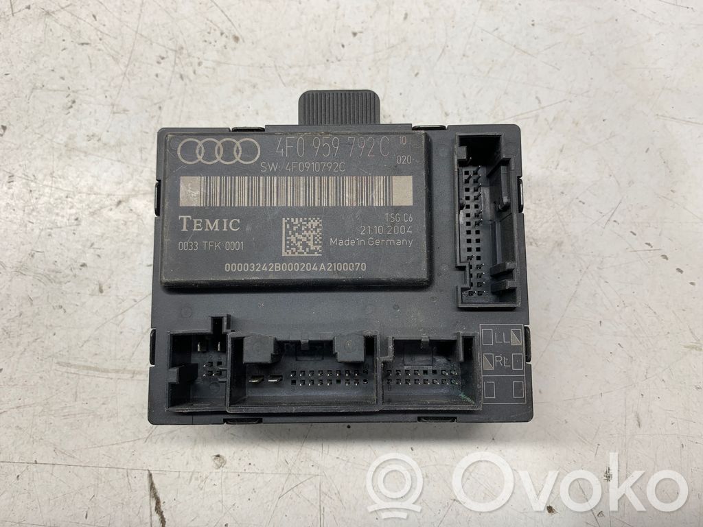 Audi A6 S6 C6 4F Door control unit/module 