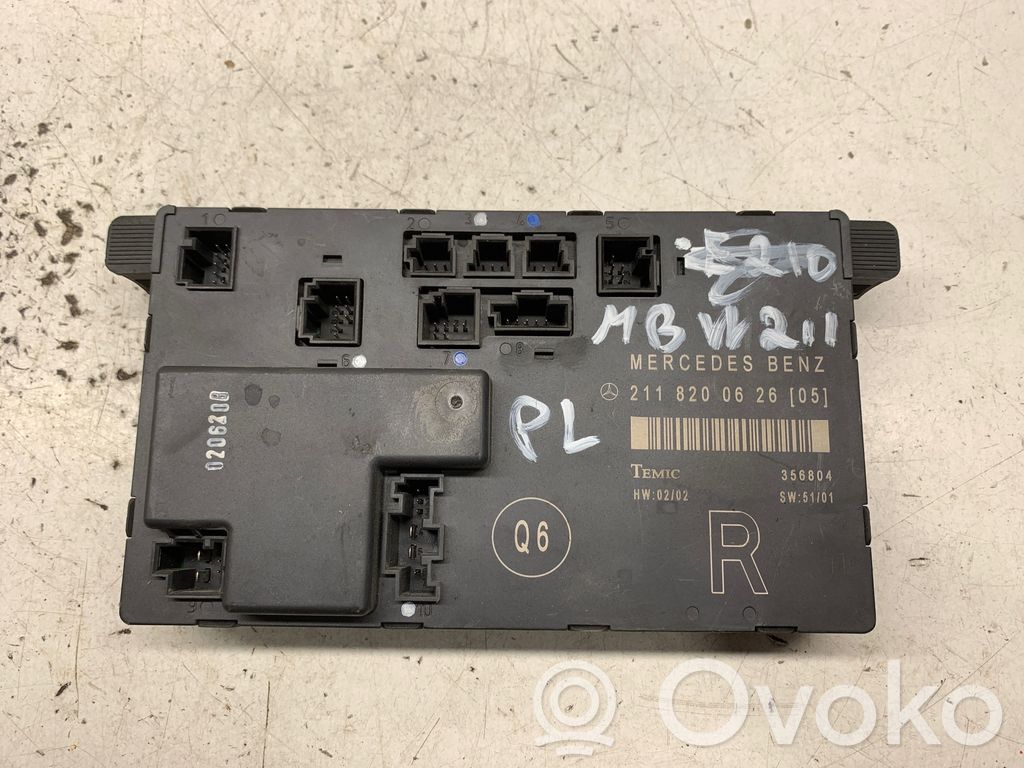 Mercedes-Benz E W211 Door control unit/module 