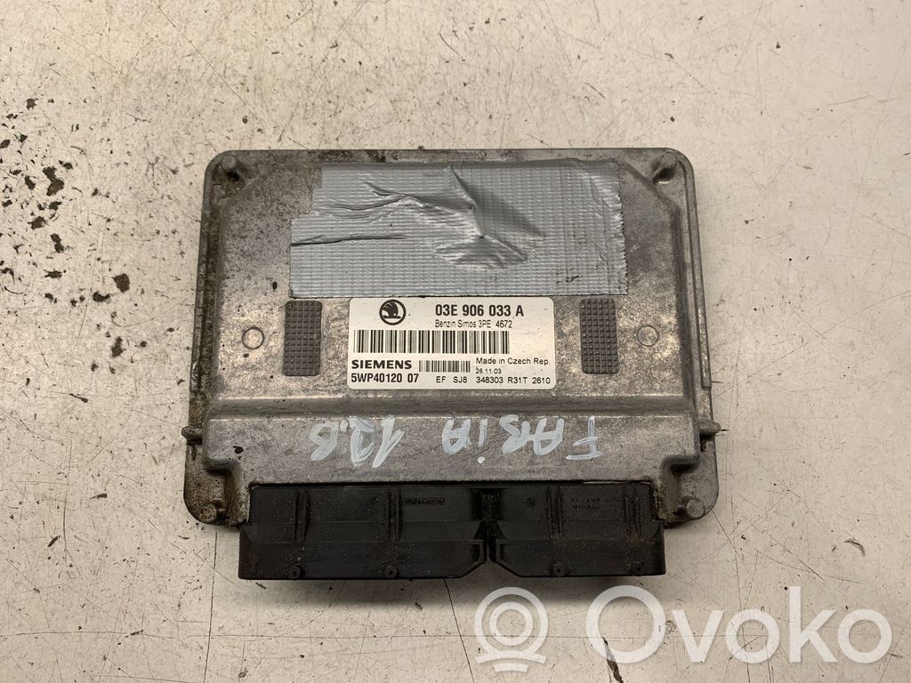 Skoda Fabia Mk1 (6Y) Engine control unit/module 