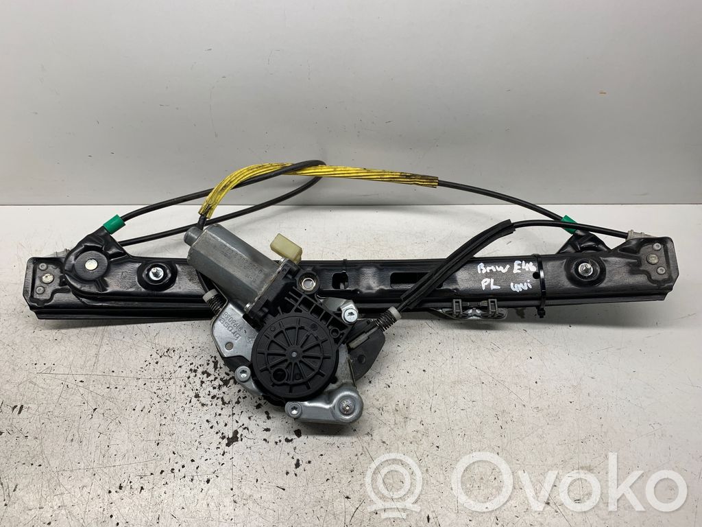 BMW 3 E46 Regulador de puerta delantera con motor 