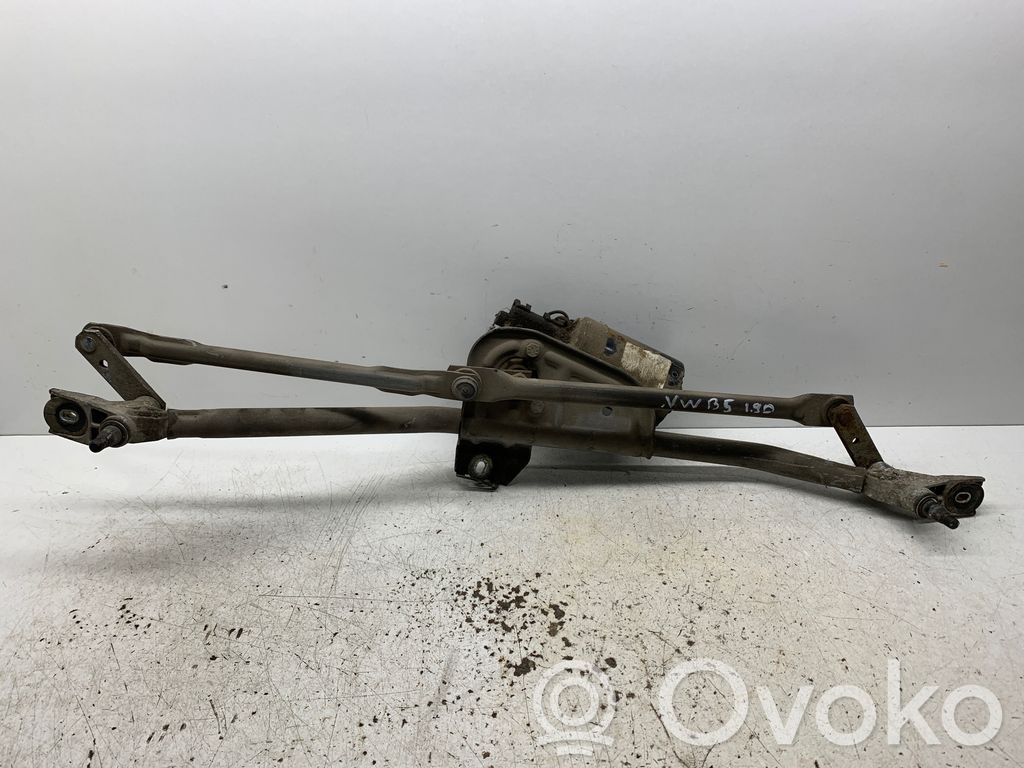 Volkswagen PASSAT B5 Mechanizm i silniczek wycieraczek szyby przedniej / czołowej 