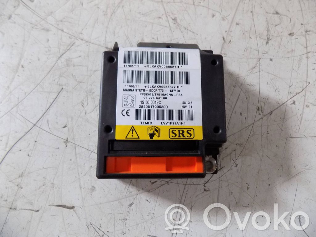 Peugeot RCZ Airbag control unit/module 