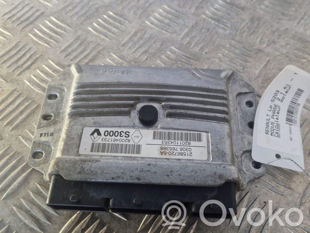 Renault Modus Engine control unit/module 