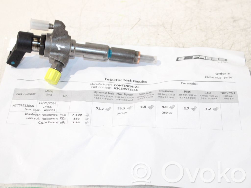 Volvo V40 Inyector de combustible 