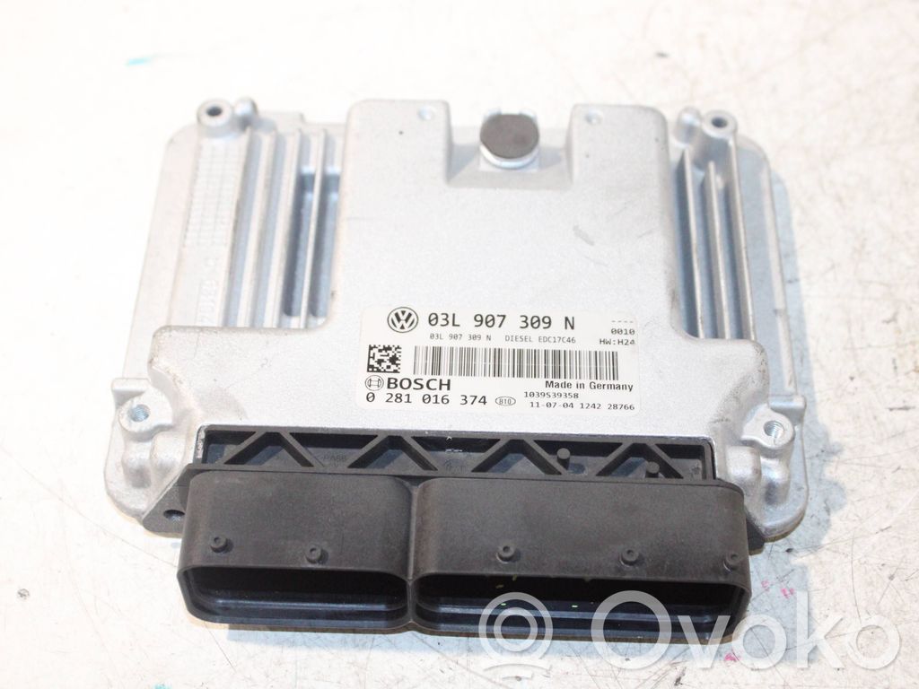 Engine control unit/module   03L907309N,0281016374