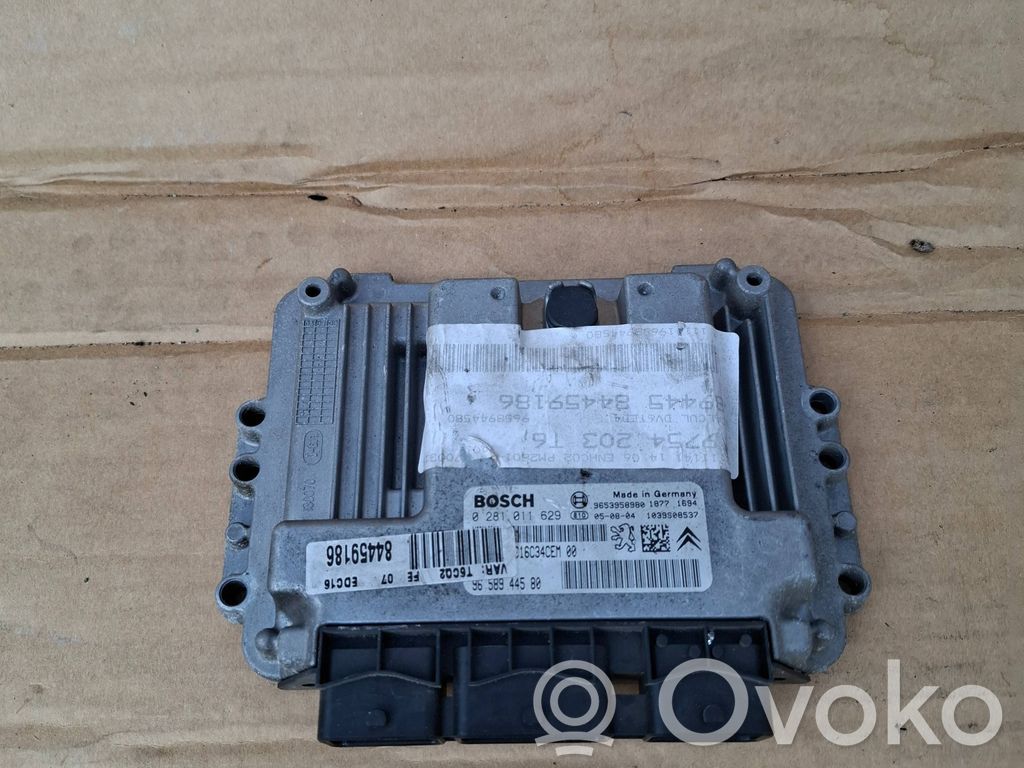 Citroen C4 I Unidad de control/módulo del motor 