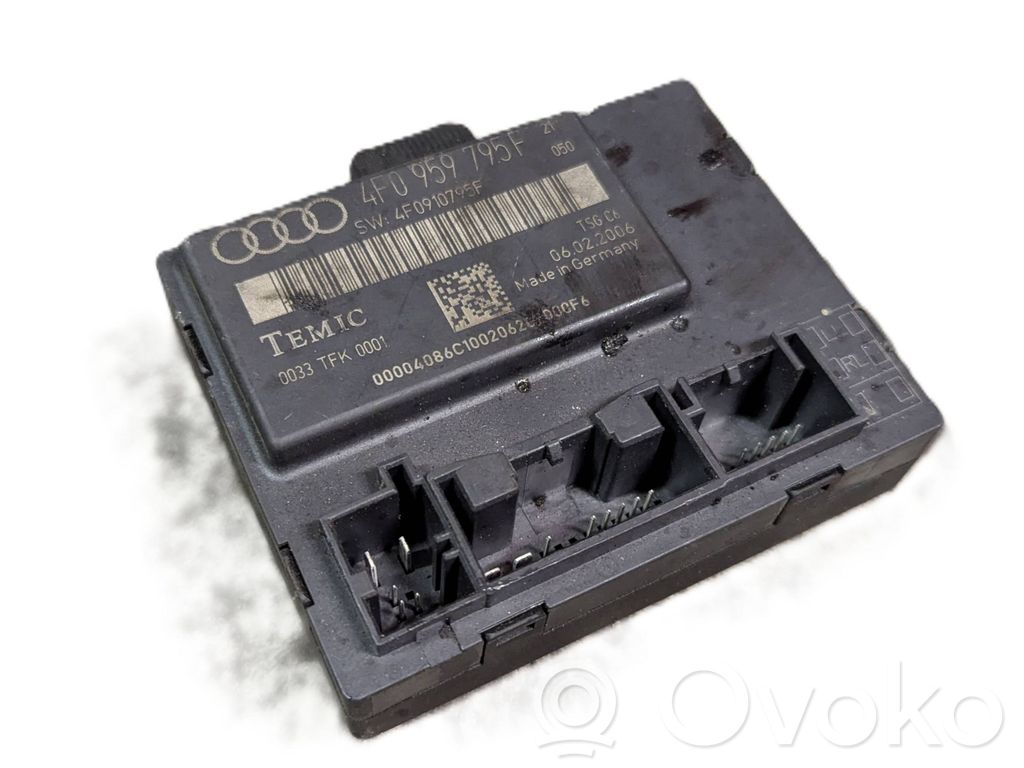 Door control unit/module   4F0959795F,06022006,4F0910795F,0033TFK0001,04086C100206