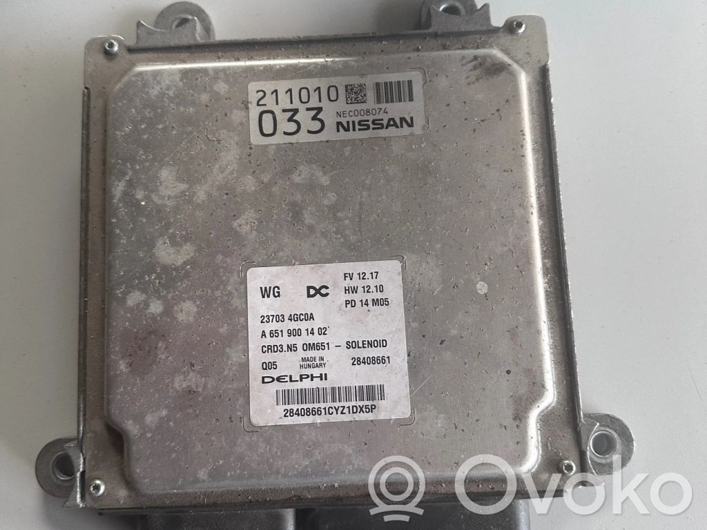 Infiniti Q50 Engine control unit/module 