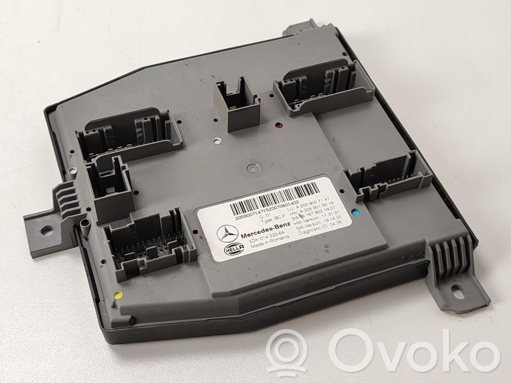 Mercedes-Benz C W205 Comfort/convenience module 