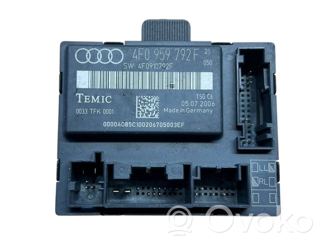 Unidad de control/módulo de la puerta   4F0959792F,4F0910792F