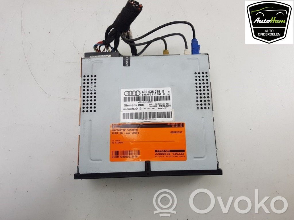 Audi A6 S6 C6 4F Unitate principală radio/CD/DVD/GPS 