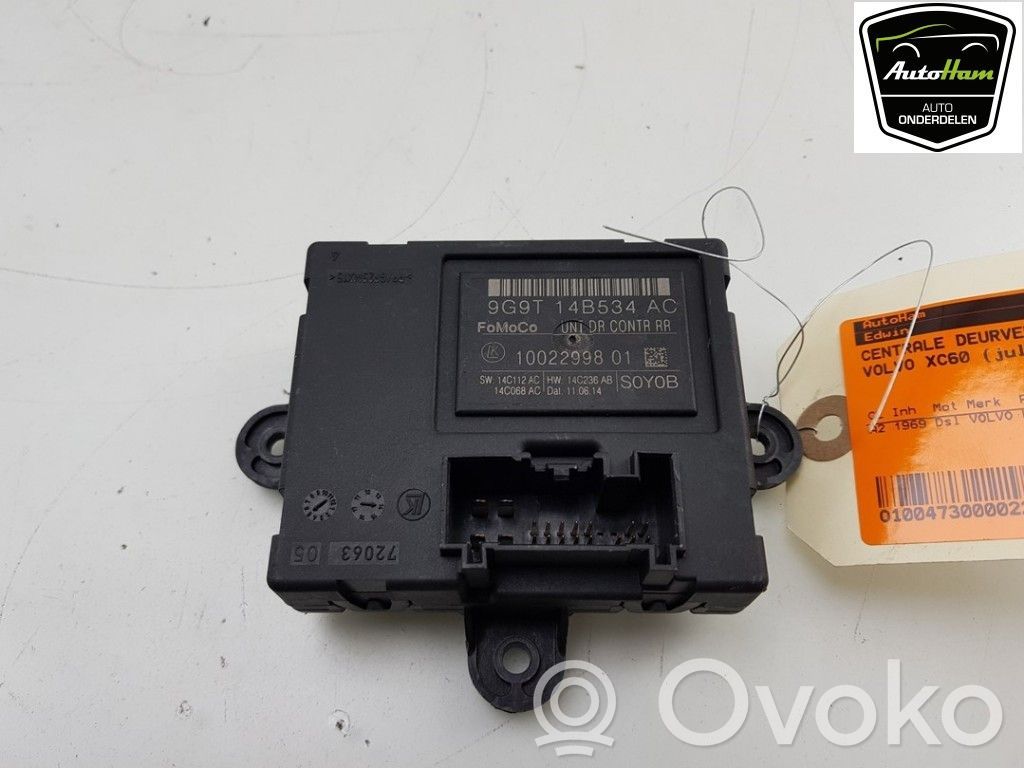Volvo XC60 Door central lock control unit/module 