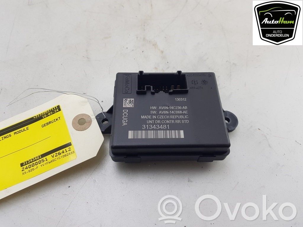Volvo V60 Door central lock control unit/module 