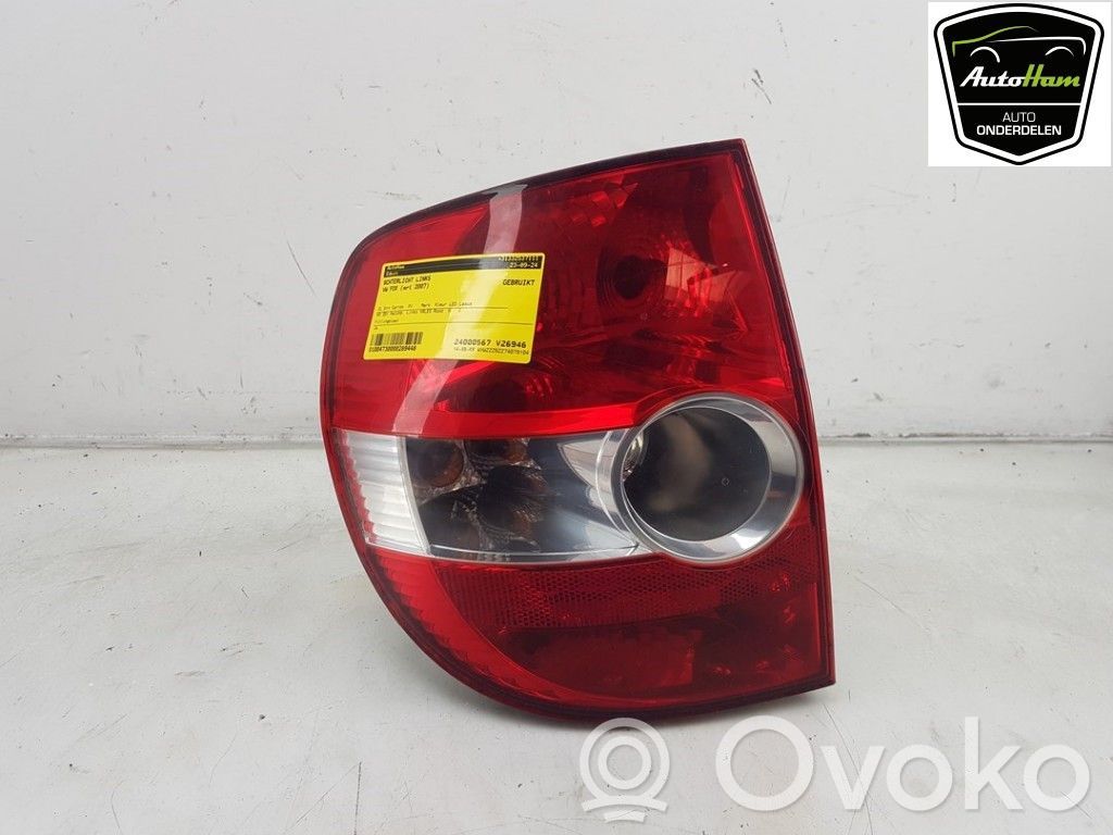 Volkswagen Fox Aizmugurējais lukturis virsbūvē 