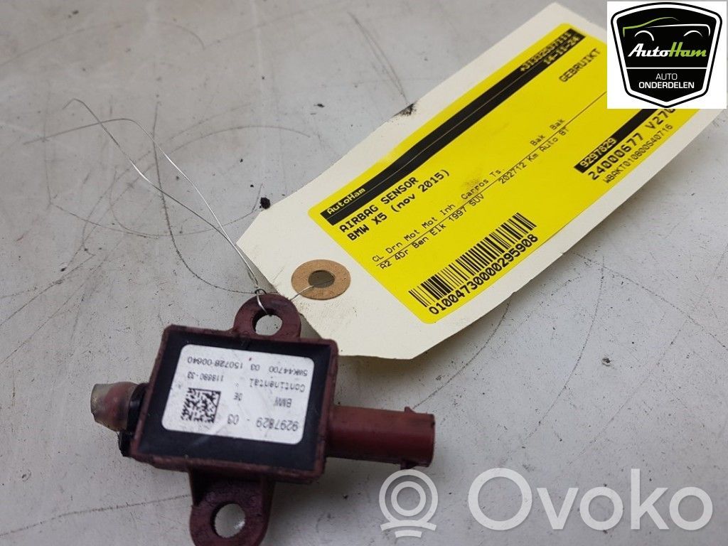 BMW X5 F15 Airbagsensor Crashsensor Drucksensor 