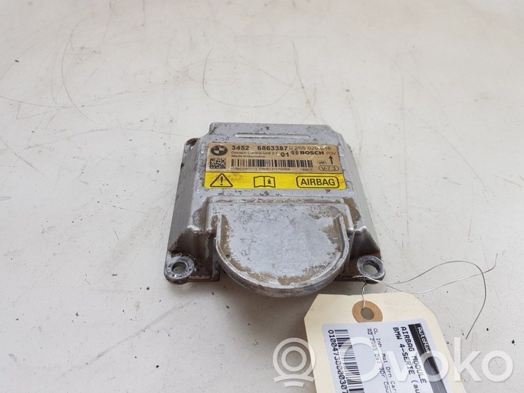 BMW 4 F32 F33 Sterownik / Moduł Airbag 