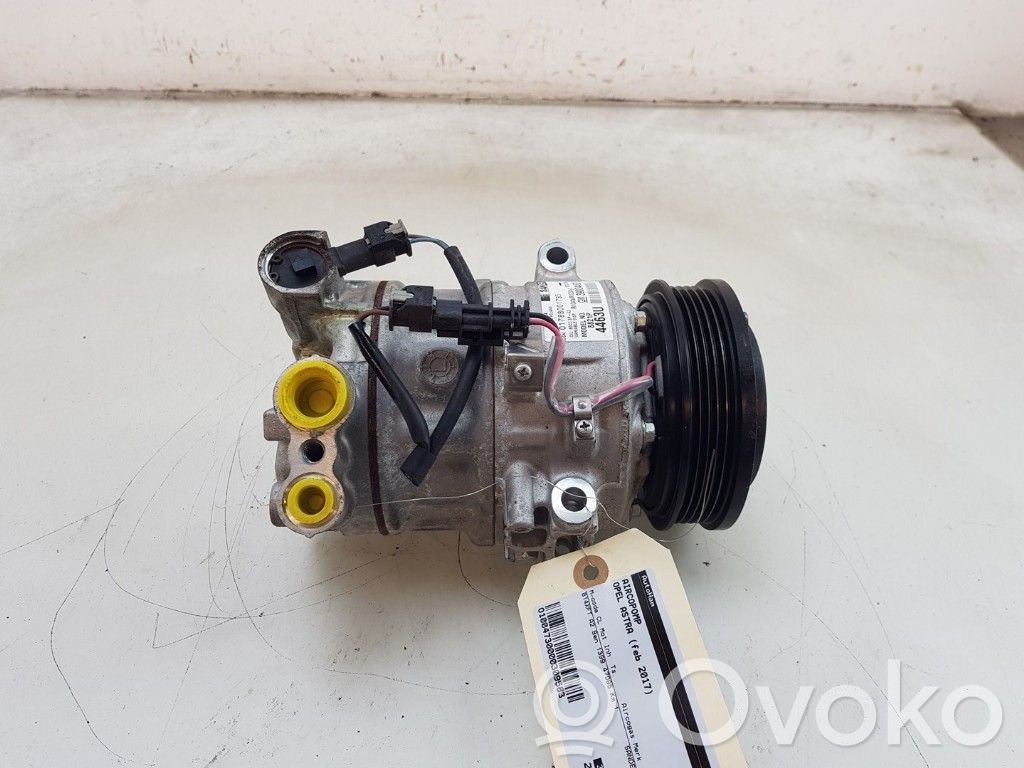 Opel Astra K Compressore aria condizionata (A/C) (pompa) 