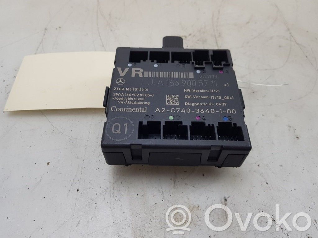 Mercedes-Benz A W176 Unitate/modul de comandă închidere centralizată 