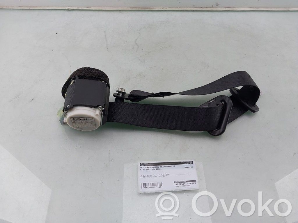 Fiat 500 Cinturón trasero 