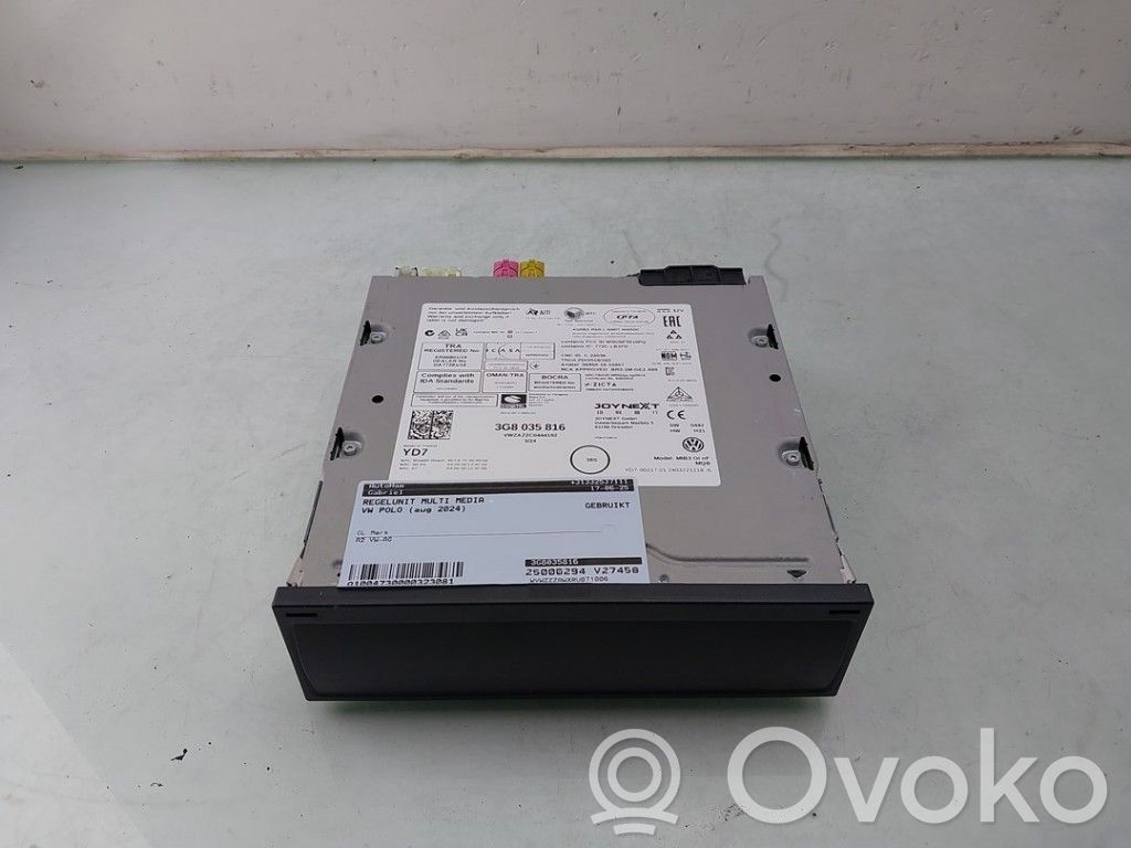 Volkswagen Polo VI Controllo multimediale autoradio 