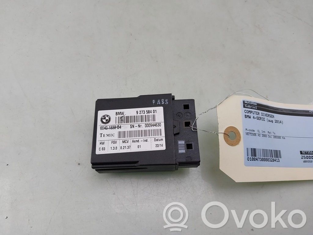 BMW 4 F32 F33 Other control units/modules 