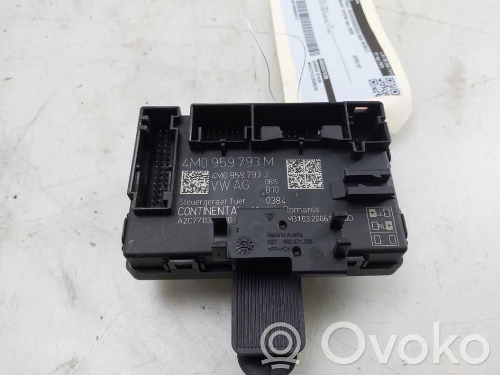 Porsche Taycan 9J1 Unitate/modul de comandă închidere centralizată 