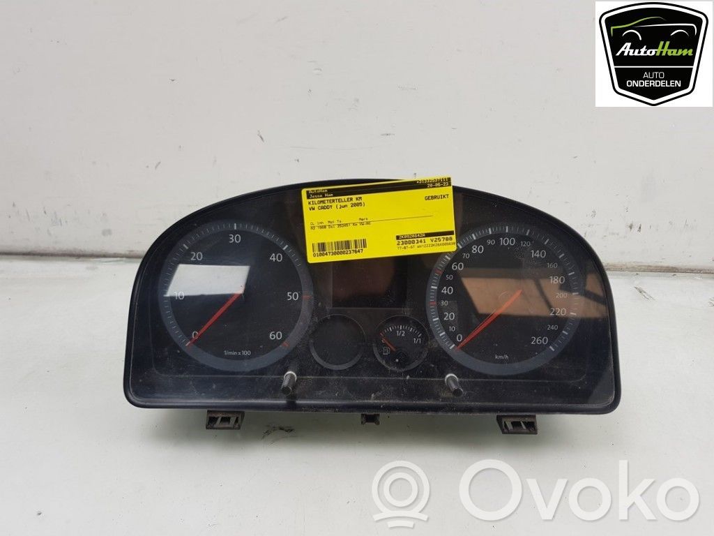 Volkswagen Caddy Geschwindigkeitsmesser Cockpit 