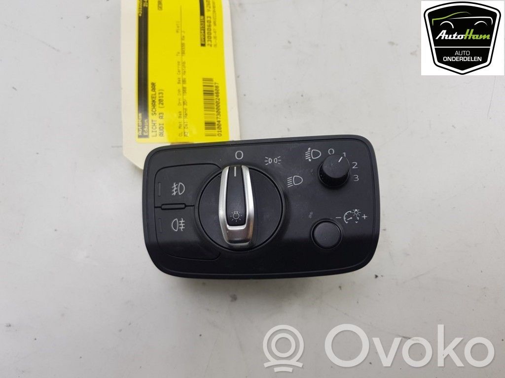 Audi A3 S3 8V Light switch 
