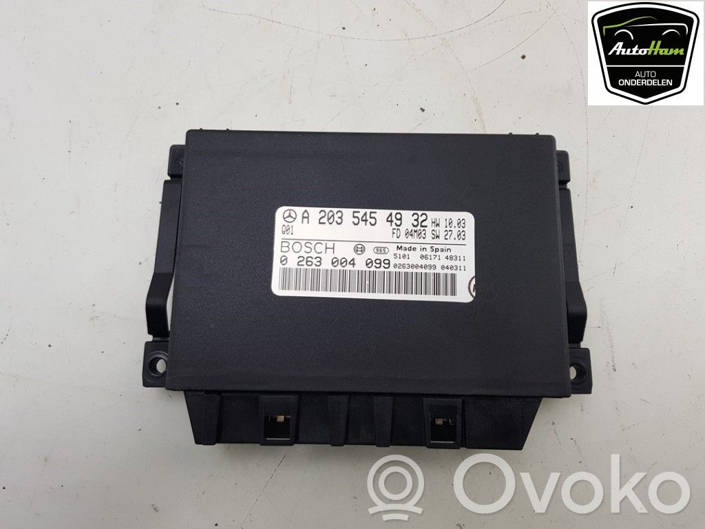 Mercedes-Benz C W203 Unitate/modul de comandă parcare PDC