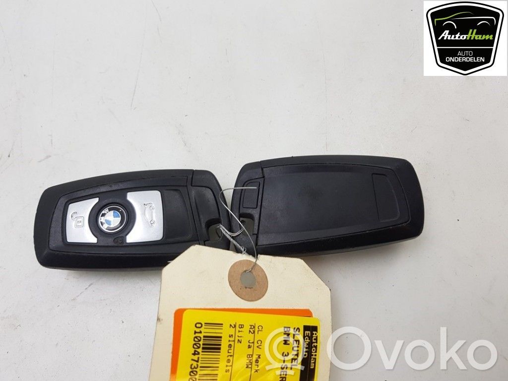 BMW 3 F30 F35 F31 Klucz / Karta zapłonu 