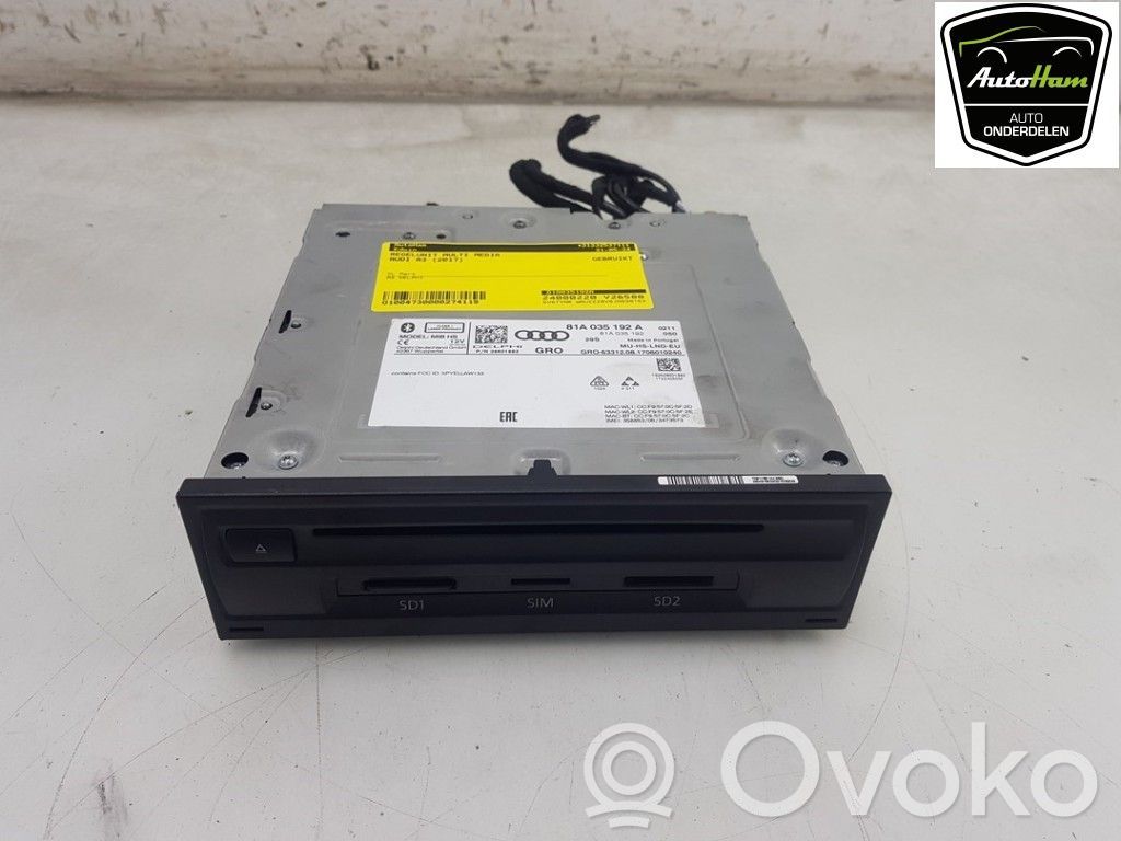 Audi A3 S3 8V Head unit multimedia control 