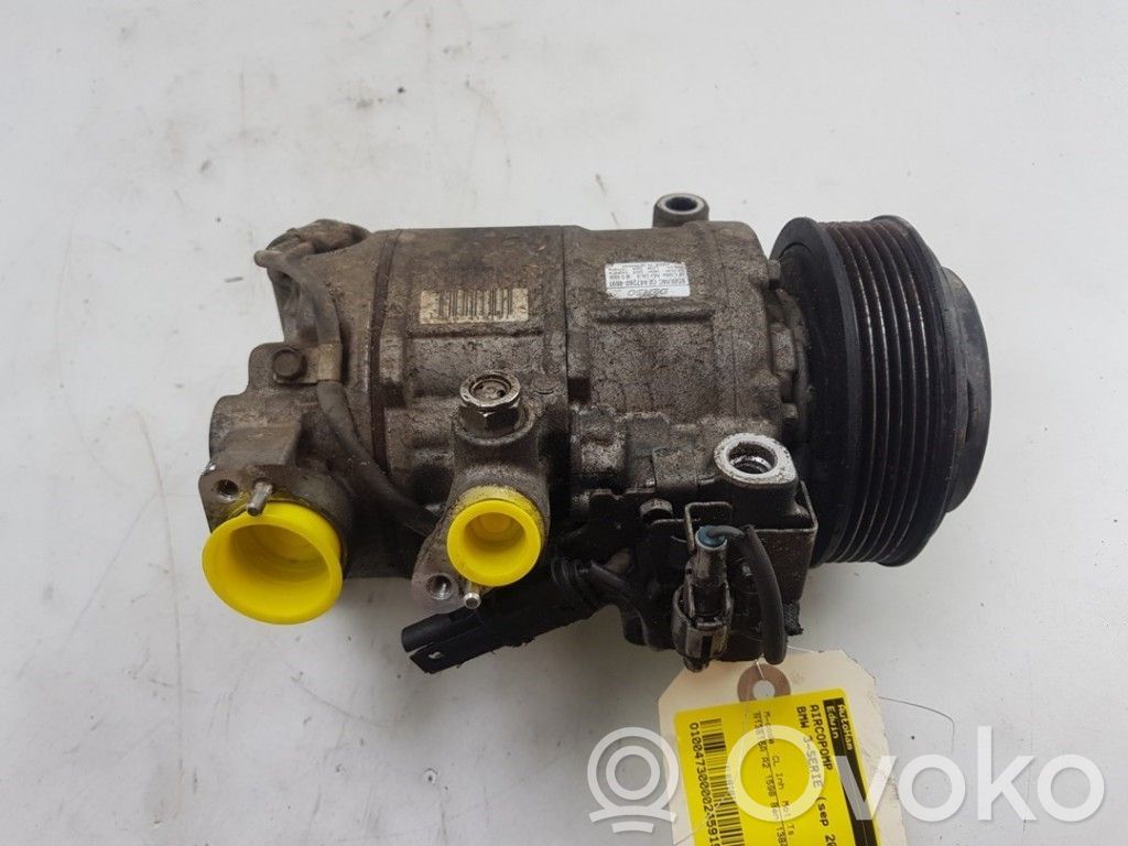 BMW 3 F30 F35 F31 Compresor (bomba) del aire acondicionado (A/C)) 
