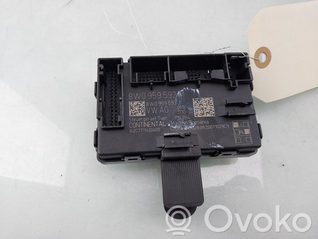Door central lock control unit/module   8W0959593M,8W0959593N,8W0959593M,8W0959593M,8W0959593N